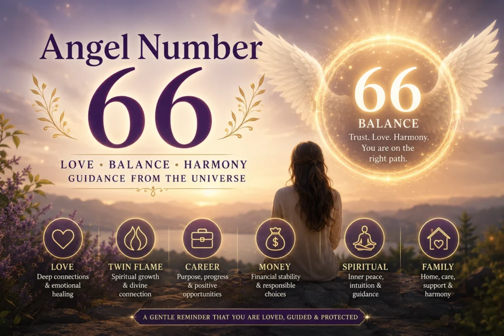 Angel number 66 meaning